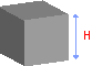 Cube dimensions Cube dimensions