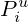 P^u_i