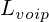  L_{voip} 