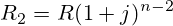 R_2=R(1+j)^{n-2}