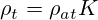 \rho_t=\rho_{at}K