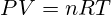 PV=nRT
