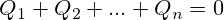 Q_1+Q_2+...+Q_n=0