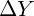 \Delta Y