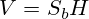 V=S_b{H}