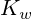 K_w