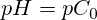 pH=pC_0