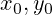 x_0, y_0