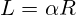 L = {\alpha}{R}