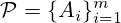 \mathcal P = \{A_i\}_{i=1}^{m}