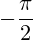  - \frac{\pi}{2} 
