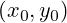 (x_0, y_0)